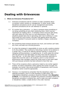 Grievance Policy