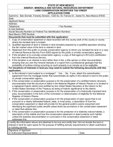Application form - New Mexico - Energy, Minerals and Natural