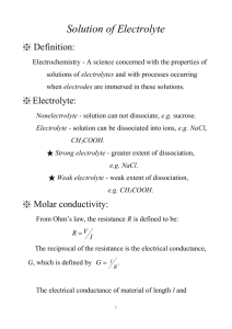 Electrochemical Equilibrium