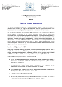 Circular M36/05 - Financial support services unit for Voluntary