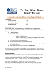 RKD BioBank Information and Questionnaire