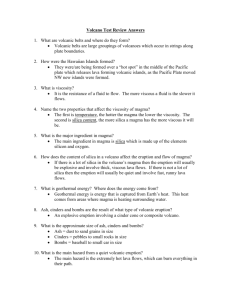 Volcano Test Review Answers
