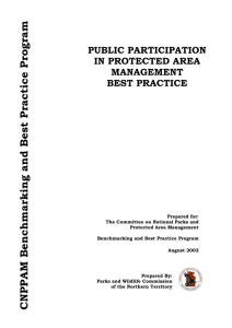 Public Participation in Protected Area Management
