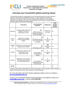 Carbon Calculator template - The Resource Innovation Group