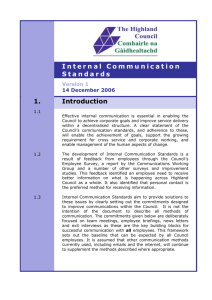 Internal.Communications Standards