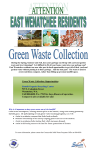 East Wenatchee Green Waste Collection