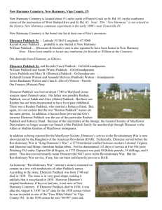 New Harmony Cemetery, New Harmony, Vigo County, IN