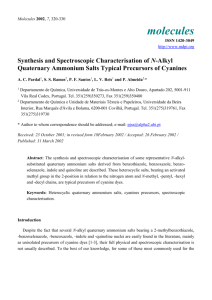 Synthesis, Isolation and Spectroscopic Characterization of N
