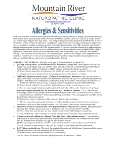 allergies - Mountain-River Naturopathic Clinic