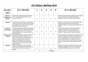AS History Marking Grid