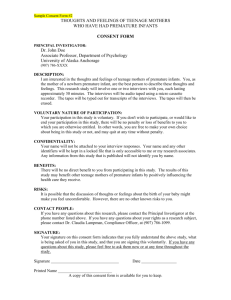 Sample Consent Form #2 - University of Alaska Anchorage