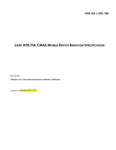 13b4 Joint CMAS Mobile Device Behavior Spec ver 0.15 (clean)