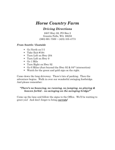 Driving Directions To Horse Country Farm