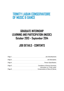 GRADUATE INTERNSHIP LEARNING AND PARTICIPATION