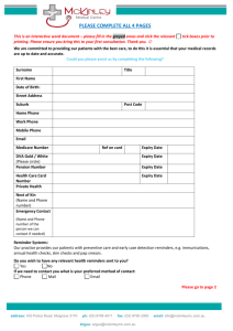 New Patient Information Sheet & consent form combined