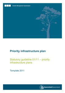priority infrastructure plans template