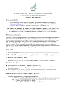 Faculty-Led 2017 Proposal Form
