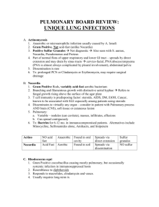 Specific Lung Infections