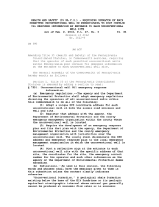 Act of Feb. 2, 2012,PL 67, No. 9 Cl. 35