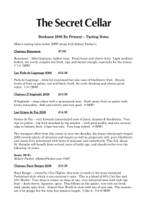 Bordeaux 2008 Tasting Notes and Prices