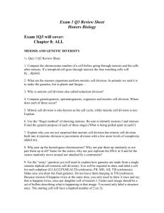 Exam 1 Q3 Review Sheet 1/1/11