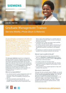 Graduate Management Trainee