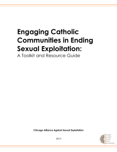 Engaging Christian Communities in Ending Sexual Exploitation: A