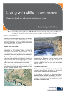 Living with cliffs - Port Campbell [MS Word Document