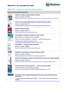 Maternal and child health resource list (doc, 9.1