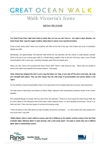 MEDIA RELEASE The Great Ocean Road might head inland at
