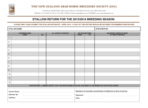 membership application form - New Zealand Arab Horse Breeders