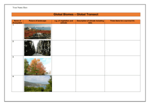 Global Ecosystems – Year 9 Geography