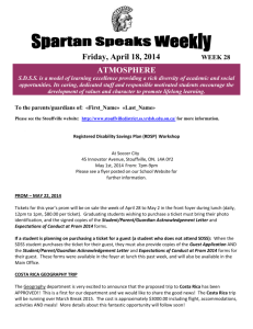 Spartan Speaks April 18 2014 - York Region District School Board