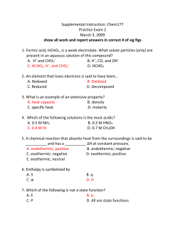Unit 4 Practice Problems (answers)