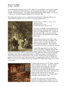 DBK Adriaen van Ostade Reading News Weavers Cottage 1673