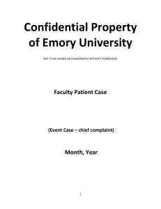 comprehensive case template - Emory University School of Medicine