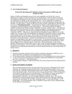 Protocol for Breeding and Evaluation of Gene Expression in Wild