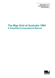 The Map Grid of Australia 1994 Computational Manual (DOC, 1.5