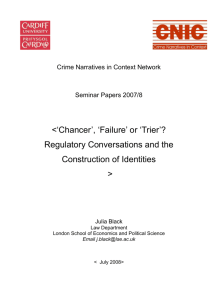Crime Narratives in Context – seminar papers