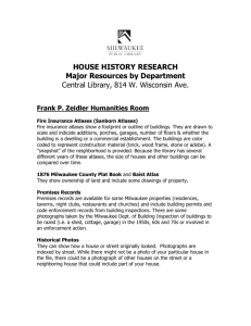 Researching Your Home at Milwaukee Public Library`s Central Library