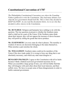 Constitutional Convention of 1787 The Philadelphia Constitutional