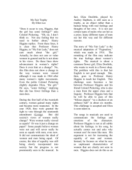 middle class morality pygmalion based pygmalion bernard shaw I have to live for others and not for myself, that's middle-class morality the satirical thrust of george bernard shaw's words from pygmalion has come to haunt and taunt the middle class once again. middle class morality pygmalion based pygmalion bernard shaw I have to live for others and not for myself, that's middle-class morality the satirical thrust of george bernard shaw's words from pygmalion has come to haunt and taunt the middle class once again.