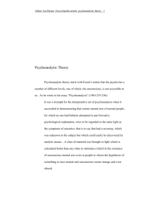 Psychoanalytic Theory Encyclopedia Article