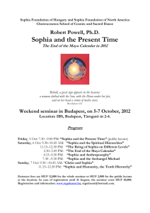 Sophia Foundation of Hungary and Sophia