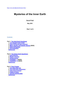 MYSTERIES OF THE INNER EARTH, DAVID