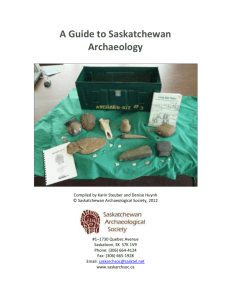 the handbook - Saskatchewan Archaeological Society