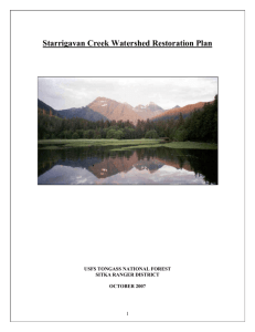 USFS Starrigavan Creek Watershed Restoration Plan