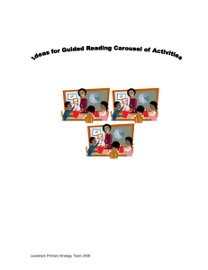 1: Ideas for Reading Group Activities