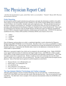 Physician Report Card