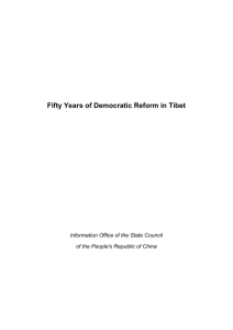 Fifty Years of Democratic Reform in Tibet